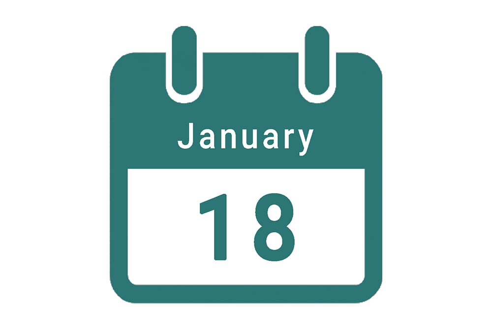 Payroll Tax Deposit Due January 18