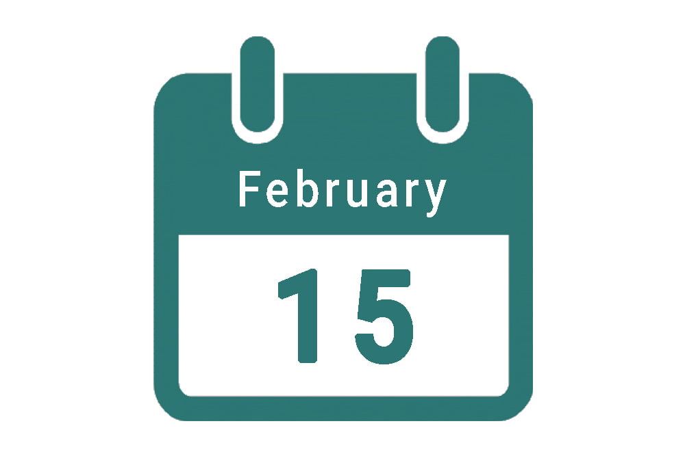 Payroll Tax Deposit Due February 15