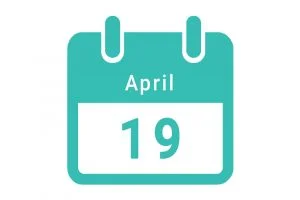 Sales & Use Taxes Due April 19